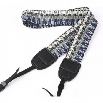Ethnic Retro Cotton Camera Strap for DSLR - Compatible with Canon, Nikon, Pentax