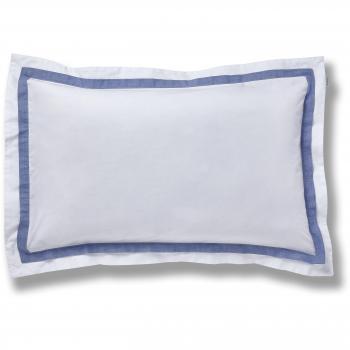 Bianca Cotton Soft Chambray Pillowcase in Blue