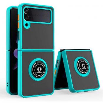 Carcaça Resistente para Samsung F711 Galaxy Z Flip 3 Anilha Celeste