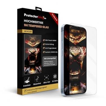 Protectorking 2x Hartglas für iPhone 14, 9H, transparent