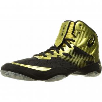 Asics Chaussures de Boxe de Combat JB Elite IV 1081A0 Or Rich Gold/Black 42.5 EU