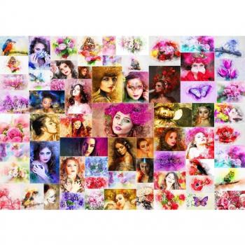 Grafika 1000 pièces Puzzle - Collage - Femmes