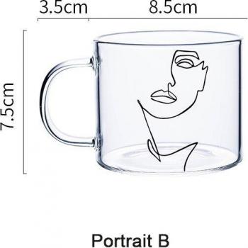 Kawaii Couple Coffee Cup with Handle
