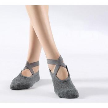 Anti-Slip Cross-Strap Ballet Socks for Dance and Yoga