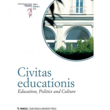 Civitas educationis. Education, politics, and culture (2016). Vol. 1