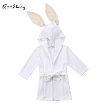Toddler Bunny Hooded Towel Bathrobe