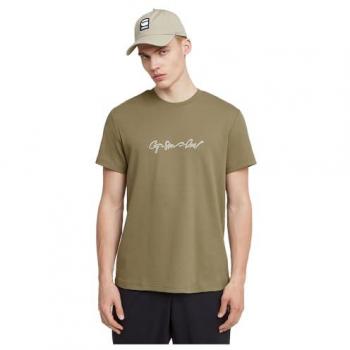 T‑shirt G‑Star Green Regular Fit