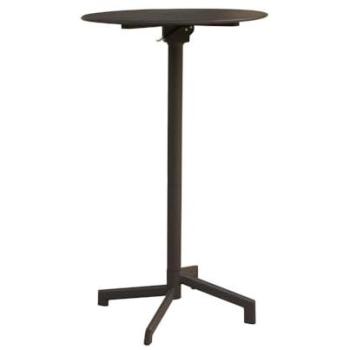 Vega High Table 60x102cm Taupe Steel