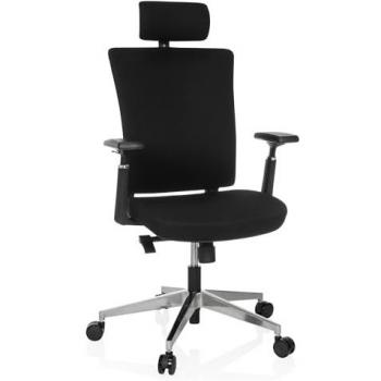 Silla Oficina HJH Captivo Pro Negra Tela Premium