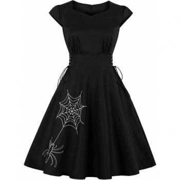 Vestido Punk con cordones
