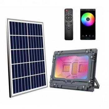 Faretto Solare LED RGB 100W