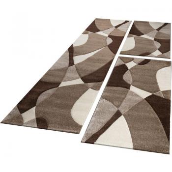 Paco Home Tappeto Passatoia Pelo Corto 3 Pezzi