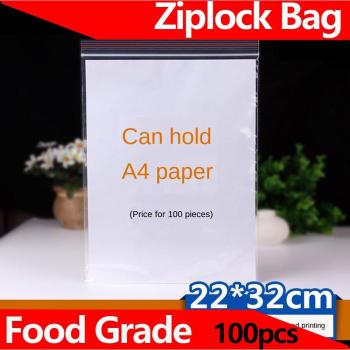 Cremallera Sellada A4 22x32 – Bolsa de Plástico Gruesa