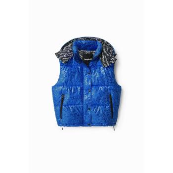 Acolchado Logo Desigual en M Azul