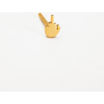 Piercing Earcandy en Plata y Oro Amarillo 18k