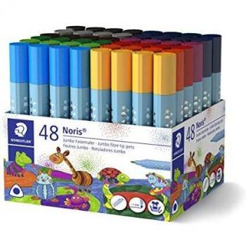 Staedtler 328-F KP48ST Jumbo Noris Fasermaler mit Sternchenprägung