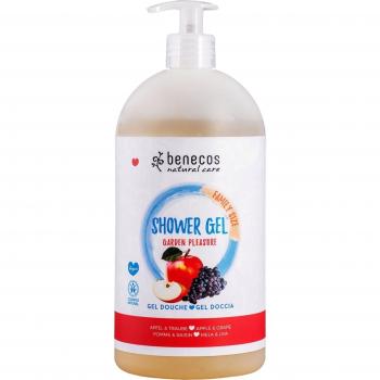 Gel de ducha familiar Benecos Manzana y Uva 950 ml