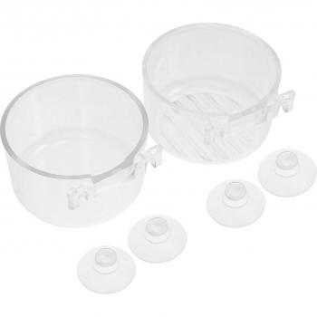 Tasse d'alimentation insectes rouges 2 pièces