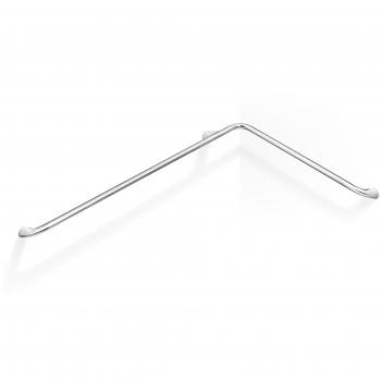Inda Support d'Angle Sécurisé L.66x100 Gauche Chrome Poli