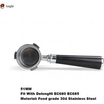 51mm Stainless Steel Portafilter for Delonghi Dedica
