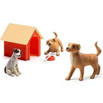 Spielfiguren-Set HUNDE in bunt Bello's Abenteuerpark