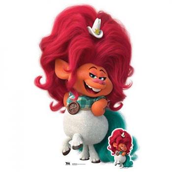Figurine en carton Delta Dawn Les Trolls 2 - Maire et Shérif, Hauteur 136 cm