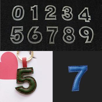 Leather Key Ring Sewing Template Acrylic 6cm