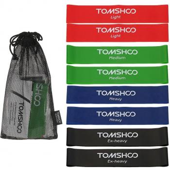 TOMSHOO Resistance Loop Bands Set of 4