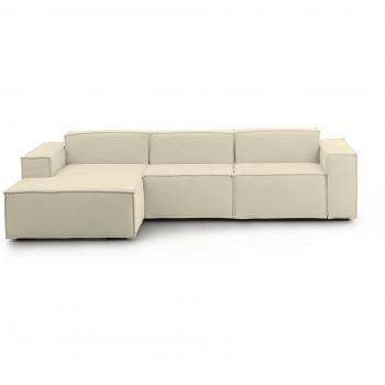 Talamo Italia Sofà Moderno in Tessuto – 300x170h70, Made in Italy