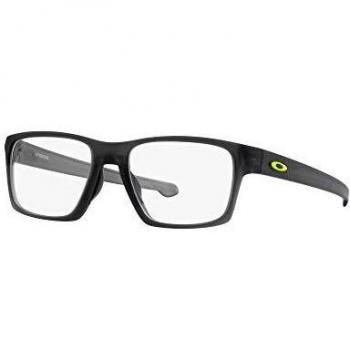 Ray-Ban Herren 0OX8140 Brillengestelle, Satin Grau Smoke, 53