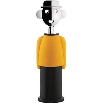 Alessi Alessandro M. Corkscrew - Yellow/Black