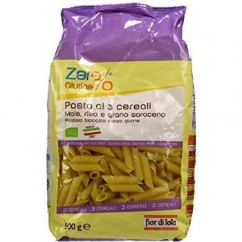 Zero% Glutine Penne 3 Cereali Biologico 500g