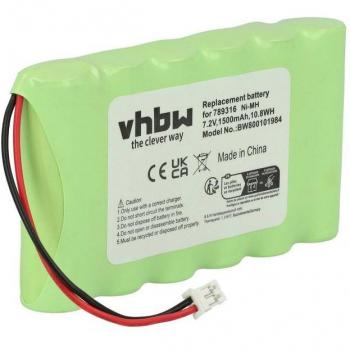 Batteria sostituta VHBW 1500 mAh 7,2 V NiMH per POS Ingenico