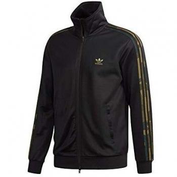 Adidas Oryginalna Kurtka Dresowa Męska z Paskami Czarna