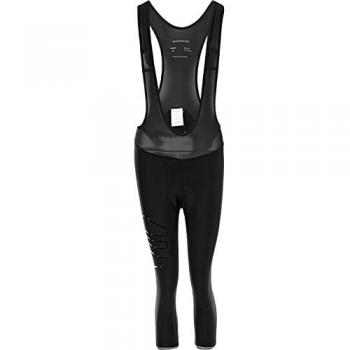 ENDURANCE Radhose Jayne W 3/4 XQL – Damen XXL – Schwarze Unifarben‑Sporthose aus Polyamid‑Elasthan