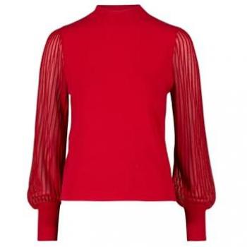 ZERO Damenpullover Stehkragen in Savvy Rot