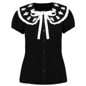 Halloween Black Phantomette Blouse – Womens’ M