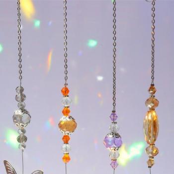 Butterfly Crystal Hanging Pendant for Window Decoration