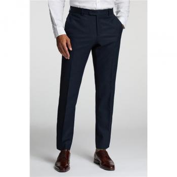 Alexandre Navy Flannel Trousers – Tailored Fit