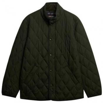 Doudoune Superdry Homme Taille S Vert Matelassé