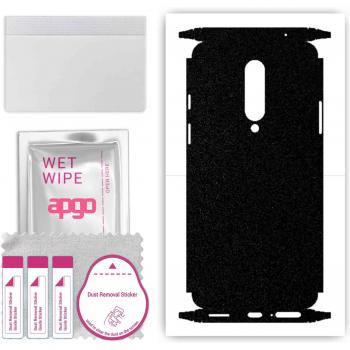 Fólder Protectivo APGO Matte Black para OnePlus 8 (cobertura total)