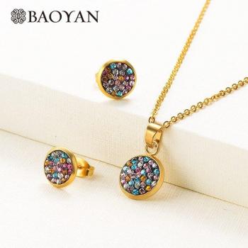 Baoyan Gold Plating Jewelry Set for Women