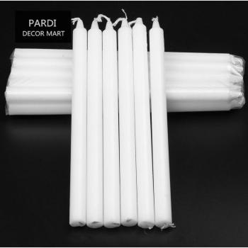 Candlelight Romance Set - 10 Handmade Long Candles