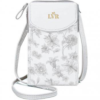 Bolso Portamóvil La Vecina Rubia Tantanfan Flores Blanco