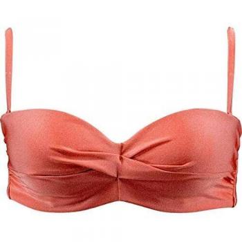Isla Barts Haut de Bikini Bandeau Rose Dusty 34