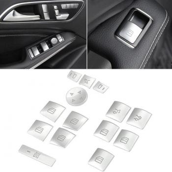 Benz Door Armrest Window Switch Trim Cover Sticker for GLK ML GL A B C E G Class