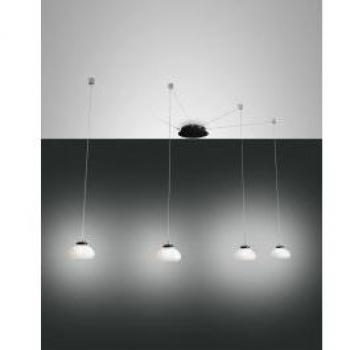 Smartluce Arabella LED-Pendel (4×8 W) – Metallfassung