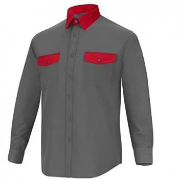 Camisa Grises de Cargo Manga Larga 46 P19GR