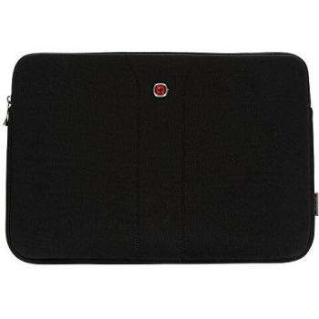 Wenger 600672 Legacy 15.6 Laptop Sleeve, Checkpoint-friendly padded compartment with ShockGuard protection (Black, 4 Liters)
