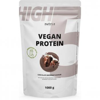 Veganer Protein-Brownie mit Schokolade